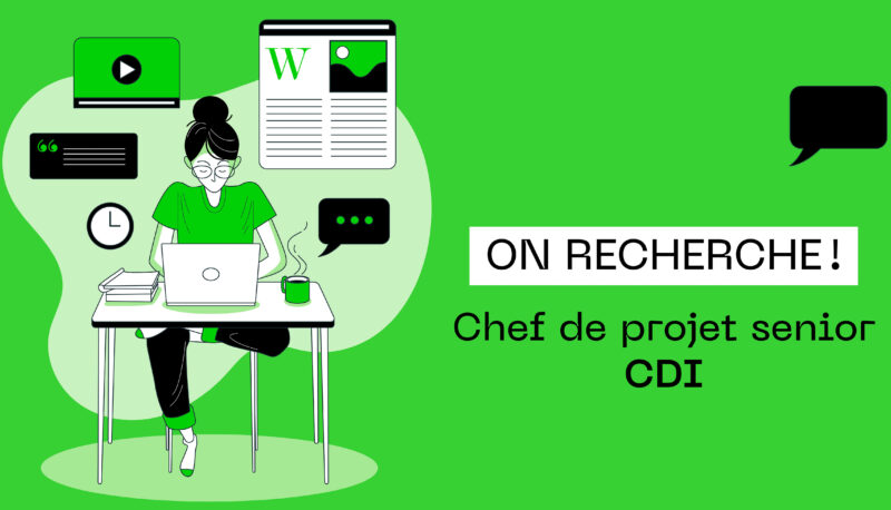 Image recrutement chef de projet senior CDI paris